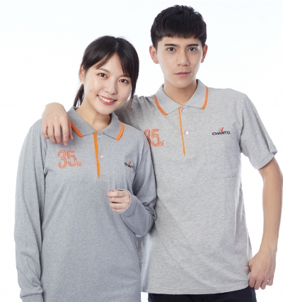 長P訂製50,長P訂製100,長P訂製200,長袖polo,訂製,2顆扣,二顆扣,領片配條,內外門襟配色,門襟出芽,口袋