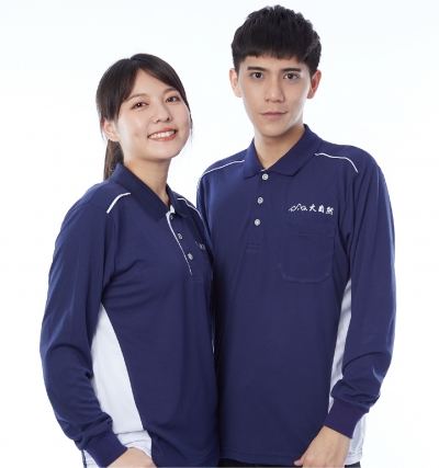 長P訂製50,短P訂製100,短P訂製200,短袖polo,訂製,3顆扣,三顆扣,排品,口袋,側身剪接,領片配條,大自然,口袋,丈青色,口袋,長袖,束袖