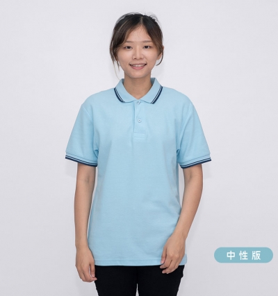 短袖POLO現貨,網眼,兩顆扣子,2顆扣,包領條,領片配條,一般袖口,口袋,有領子,,中性版