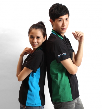 黑色,UP0102631,短P訂製50,短P訂製100,短P訂製200,短袖polo,訂製,側身拼接,2顆扣,二顆扣,透明扣