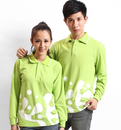 UP0103548,長袖,polo,訂製,配條,束袖,大版